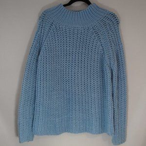 LaSeine Sweater Light Blue MEDIUM Chunky Knit